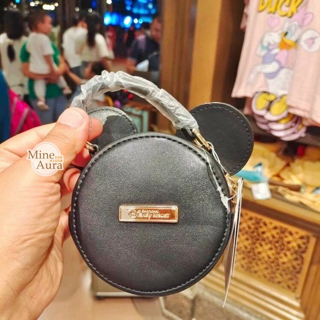 (限時特價) 米奇 Mickey 愛心 米奇頭 造型 手提 斜背 小包 -上海迪士尼樂園