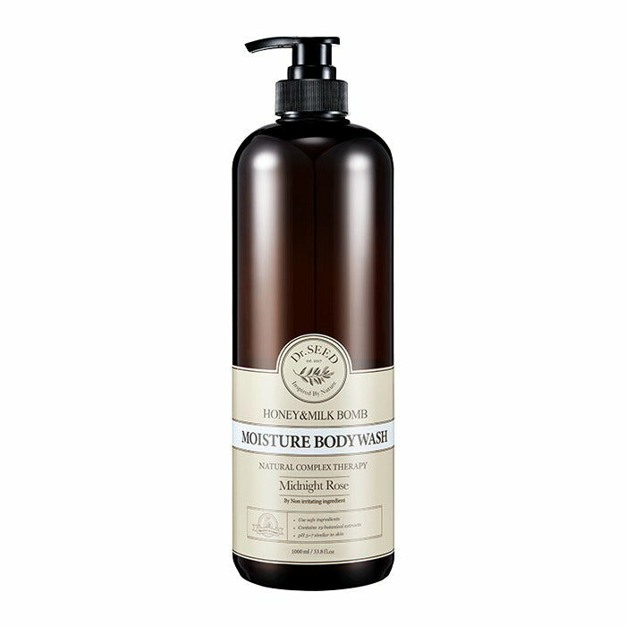 Dr.SEED蜂蜜牛奶舒敏沐浴露 (玫瑰味Midnight Rose ) 1000ml(韓國直送)[ ] 8809479544433