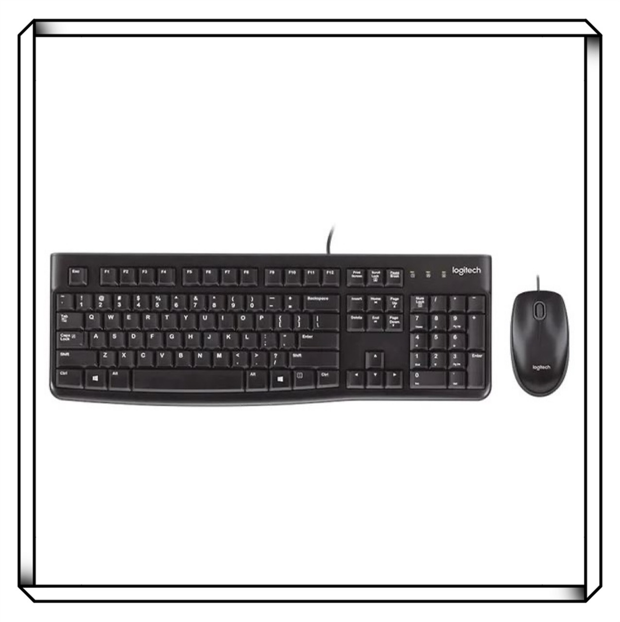 Logitech 羅技 MK120 有線鍵盤滑鼠組