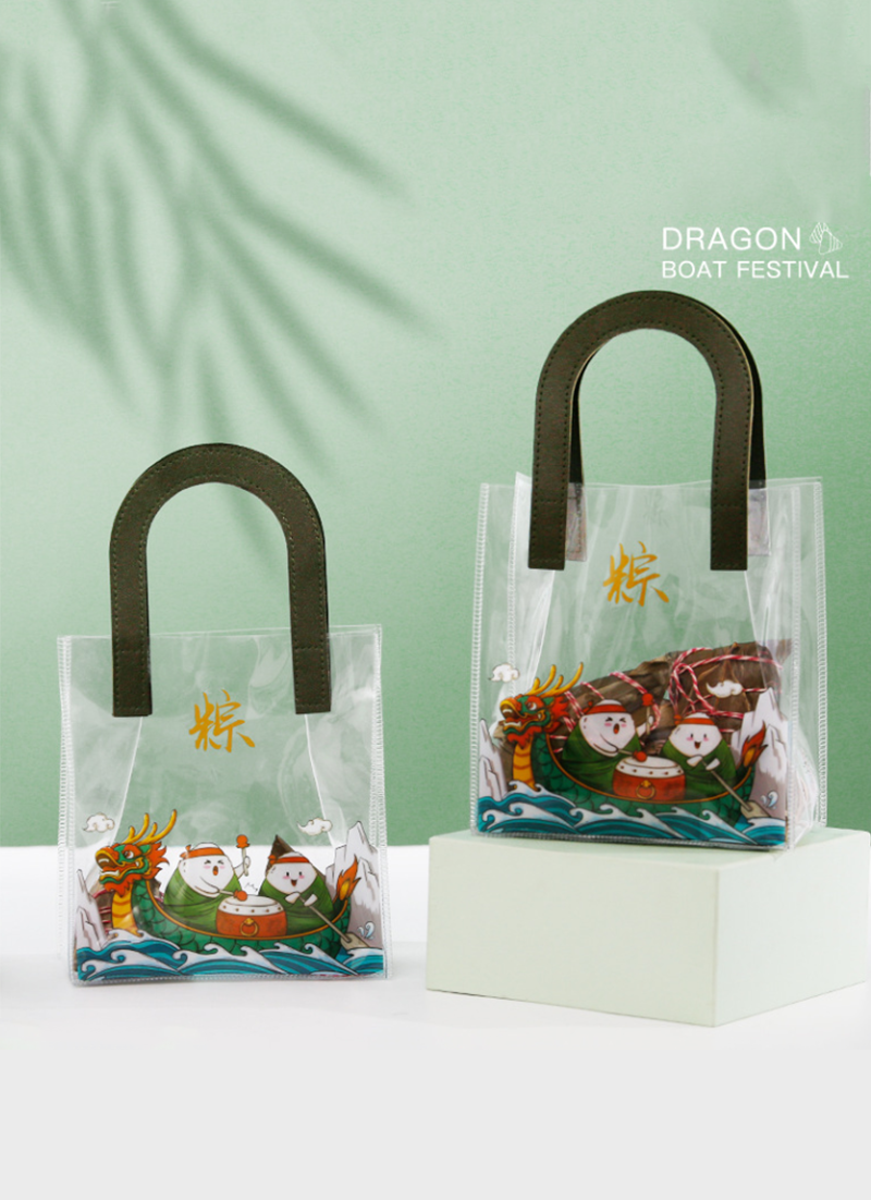 端午節PVC禮袋 小號圓形提手 AD9846