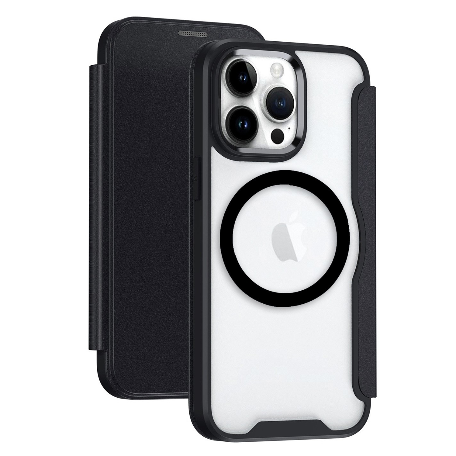 XPRO - Mag Slim Flip - iPhone 17 Pro Max Case 翻蓋插卡防撞透明磁吸手機保護殼