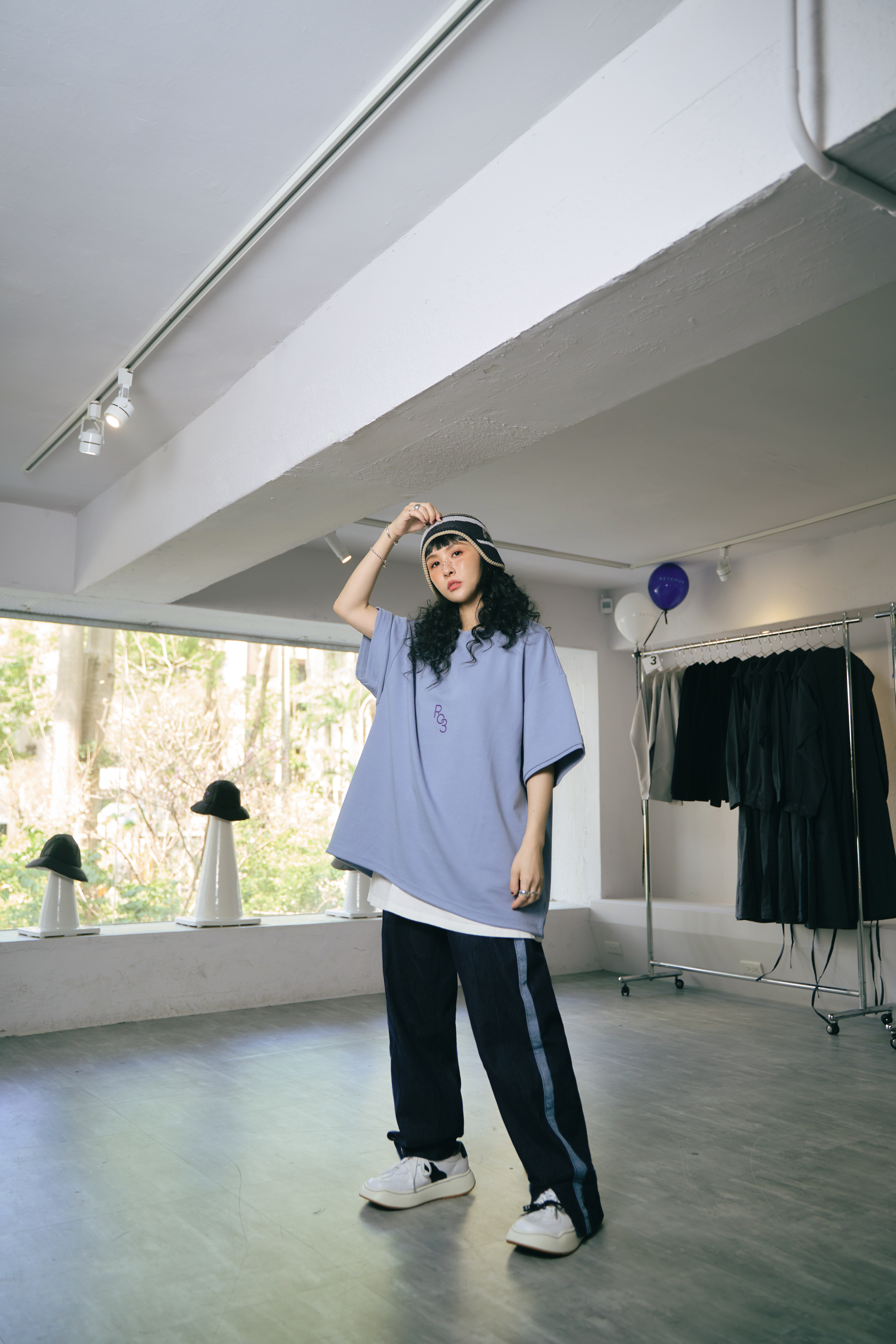 Contrast-Panel Denim Pants | Original