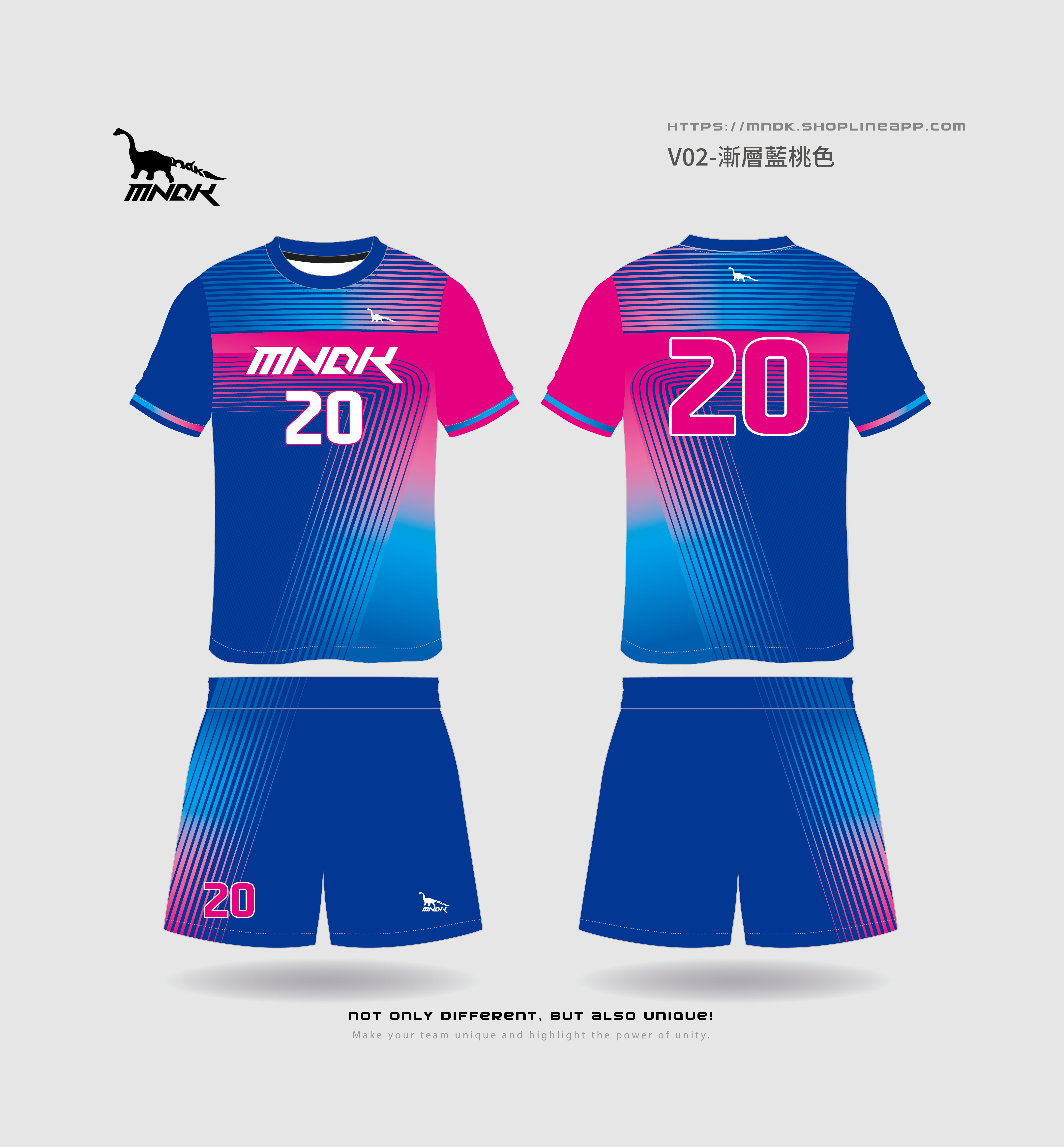 MNDK莫納帝克｜客製化團體服｜專業運動服｜公司制服｜台中volleyball-V02