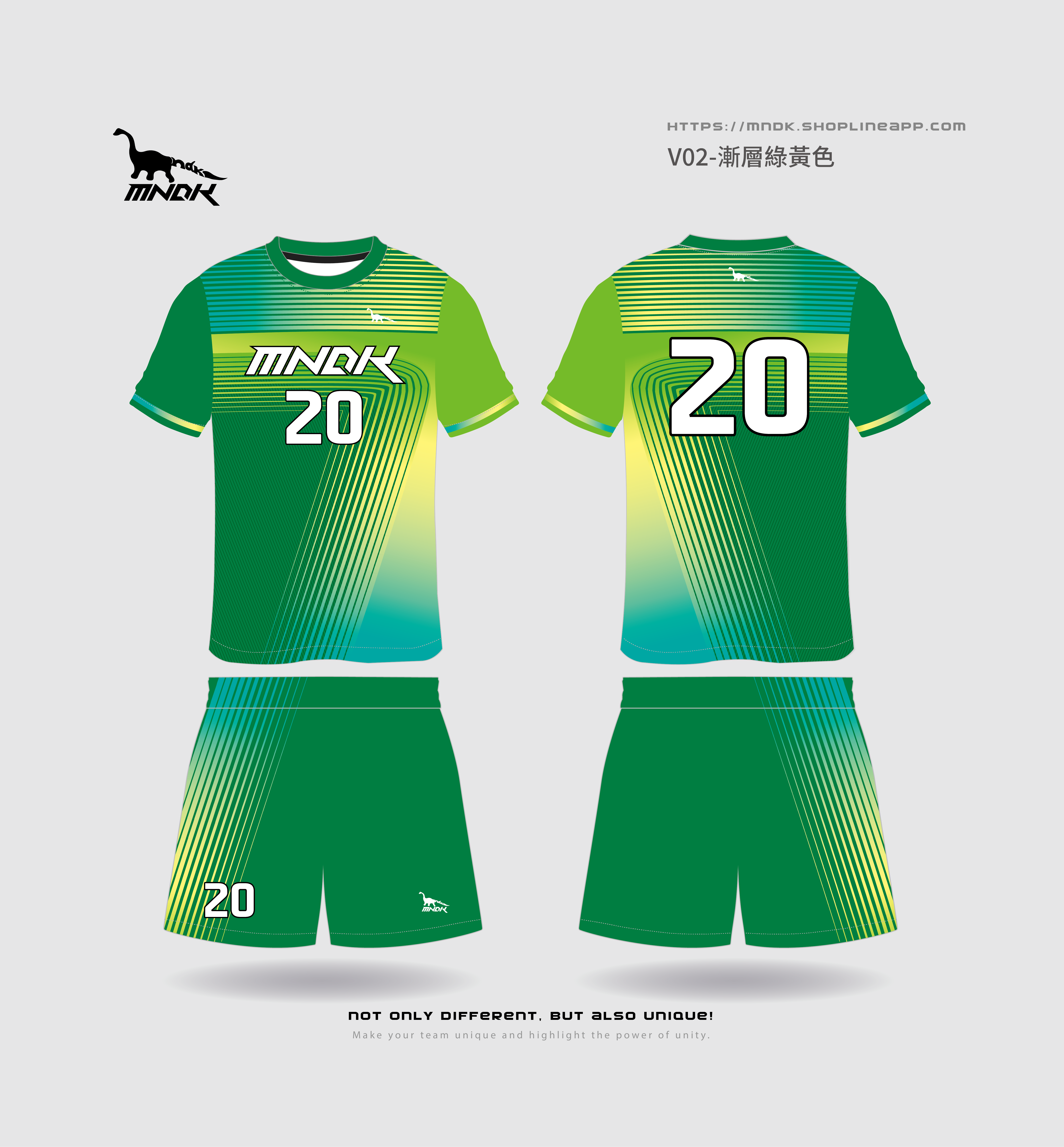 MNDK莫納帝克｜客製化團體服｜專業運動服｜公司制服｜台中volleyball-V02
