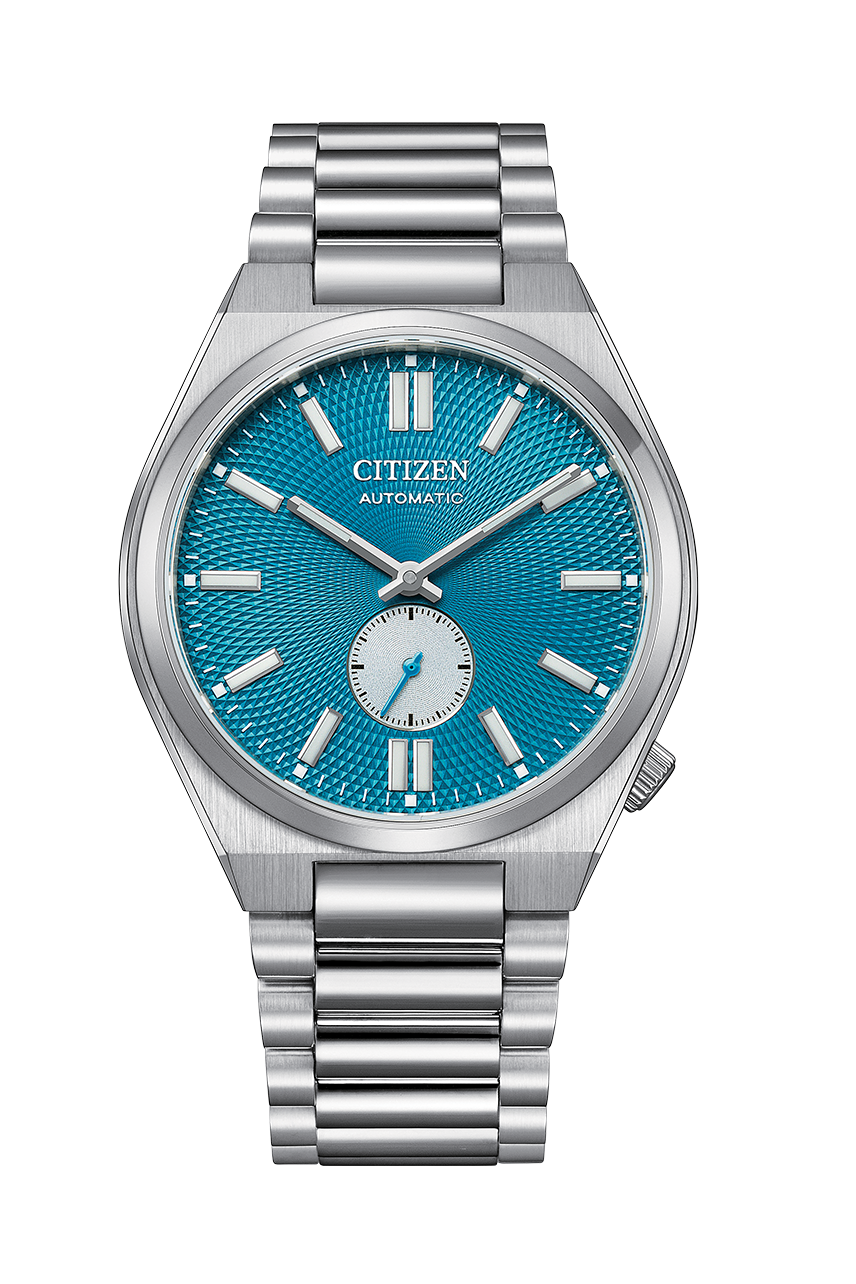 Citizen 星辰 Tsuyosa Automatic Small Seconds Watch Light Blue dial NK5010-51L  ,Sapphire brown NK5010-51X , Black Leather Strap NK5010-01H TSUYOSA 系列不銹鋼自動機械手機
