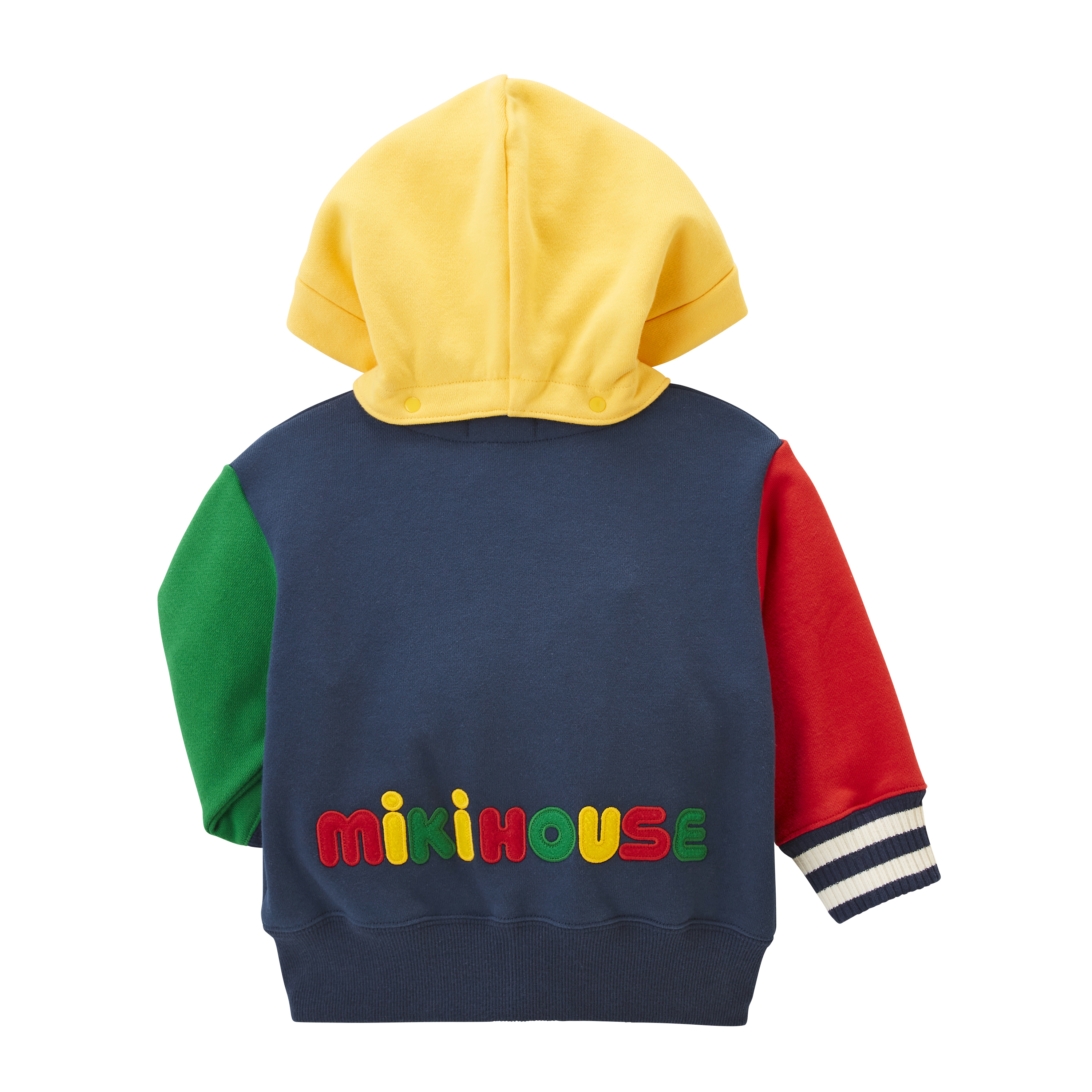 普奇熊可拆式連帽外套-藏藍