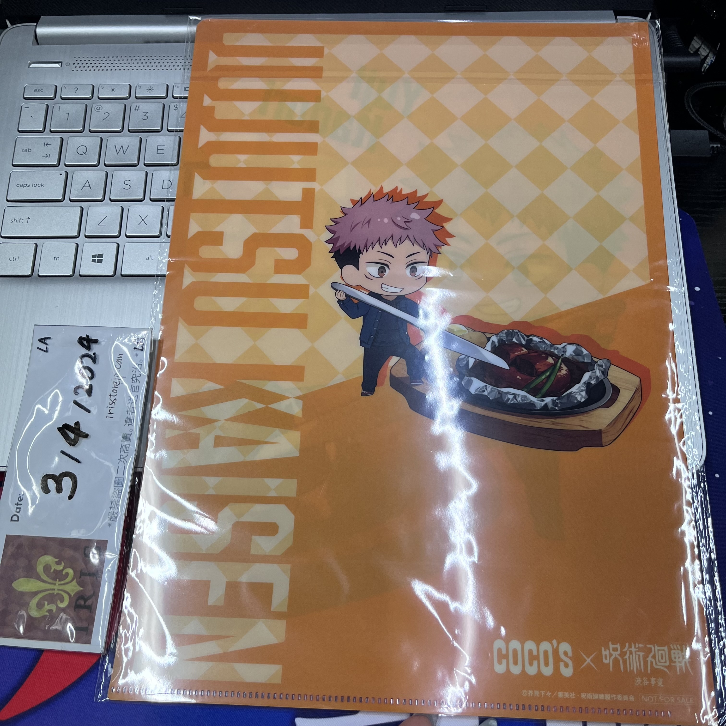 咒術迴戰 虎杖 A4 File