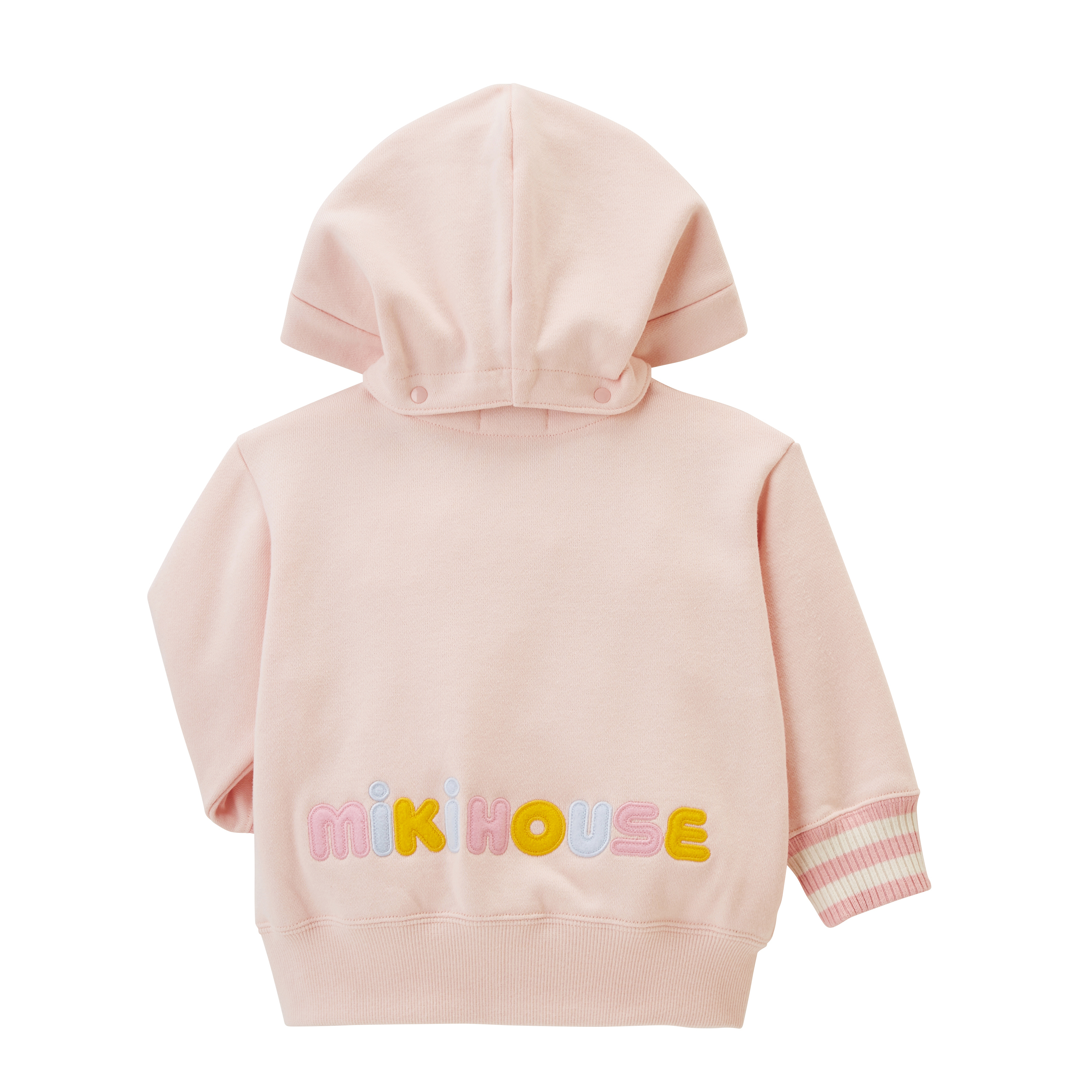 舞颯兔可拆式連帽外套-橙紅