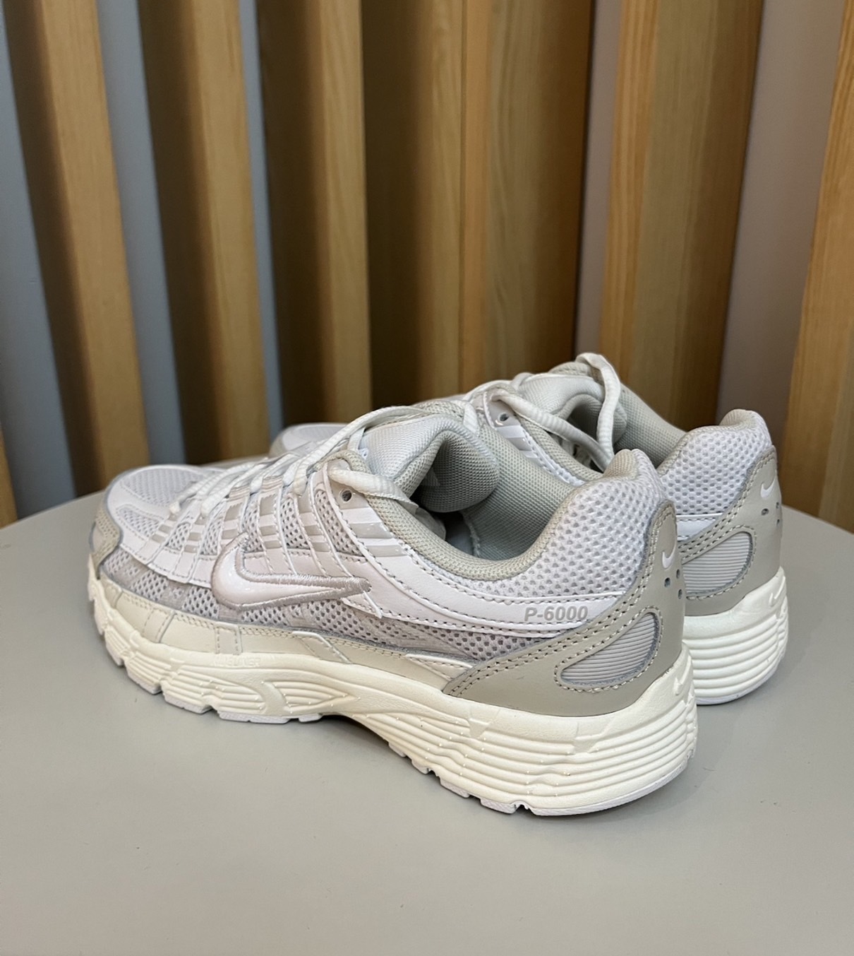NIKE P-6000 WHITE GREY 白灰 奶白 復古 老爹鞋