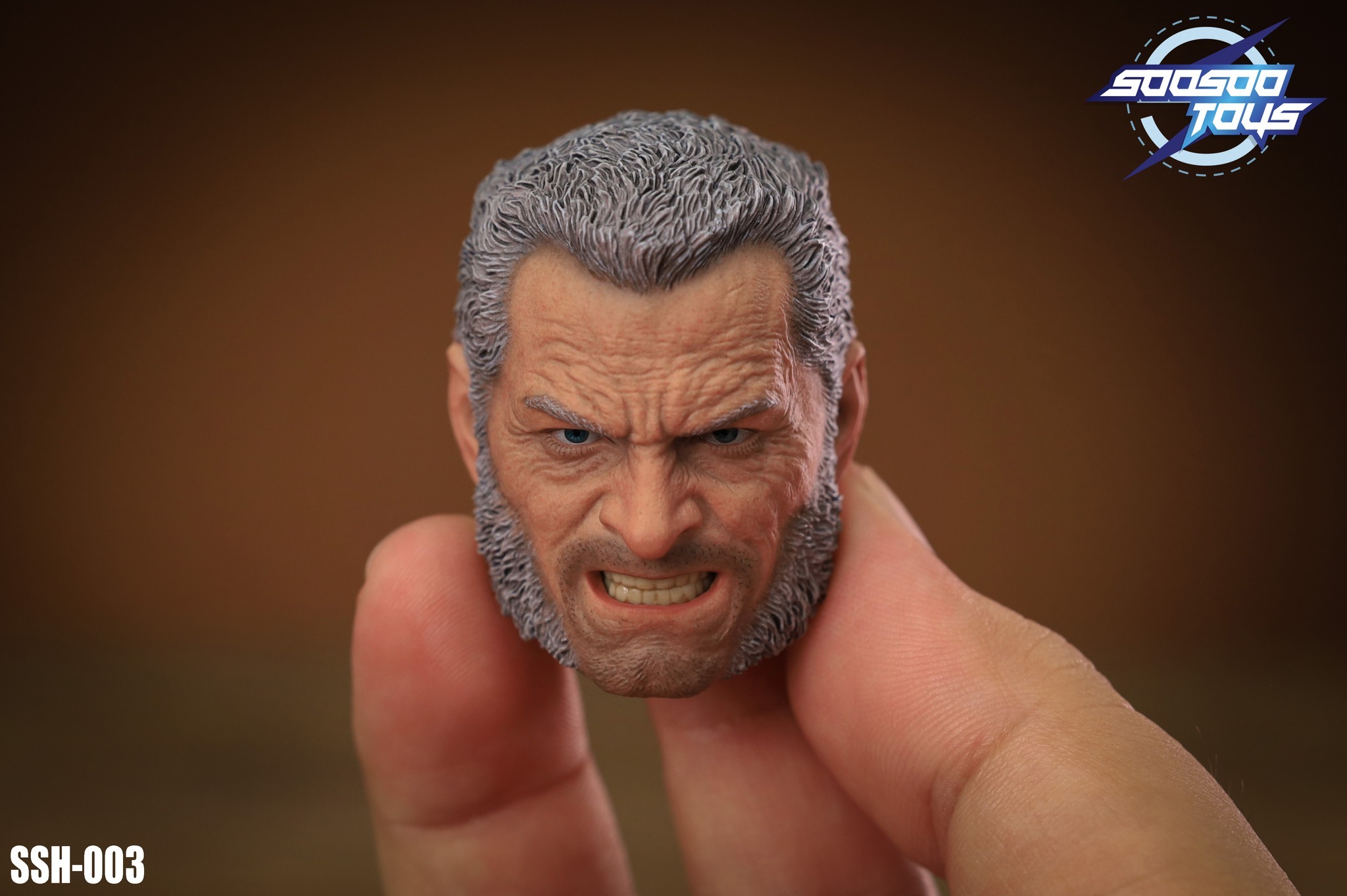 Soosootoys SSH003 1/6 old man logan head (現貨）