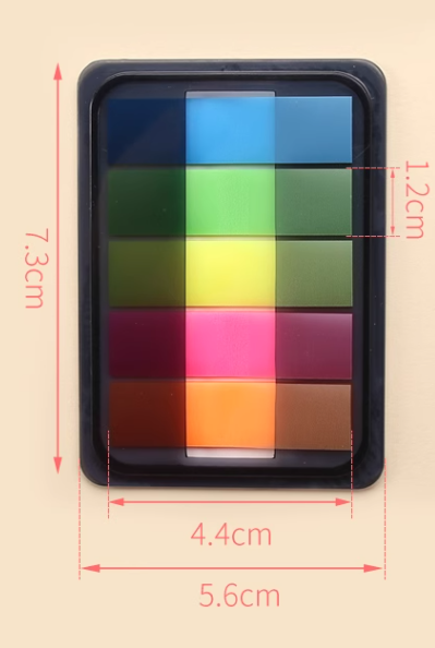 離草螢光標籤貼/分類索引貼 (2000枚, 1kg)