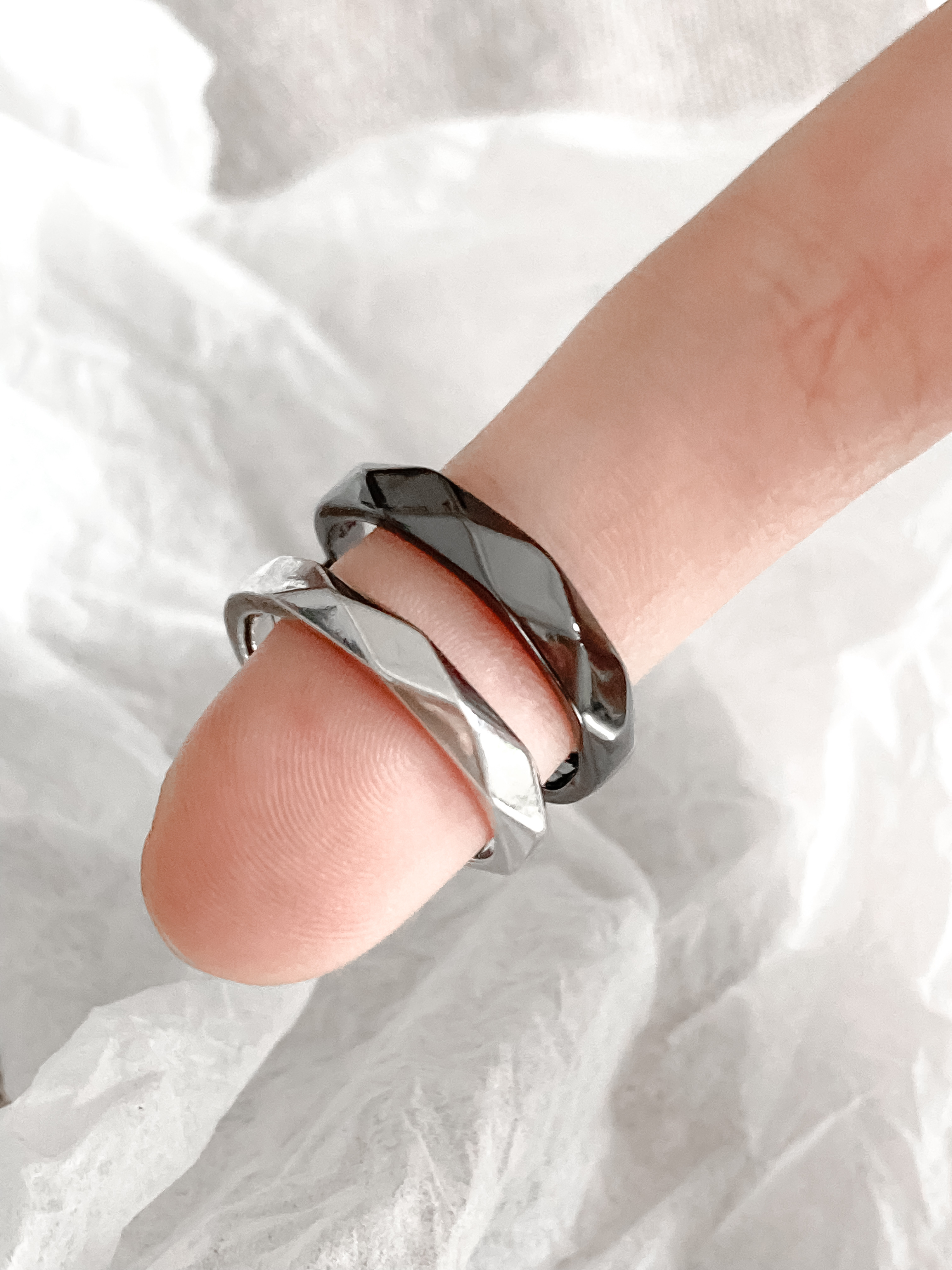 愛你多面 情侶戒指💍免費刻字✒️