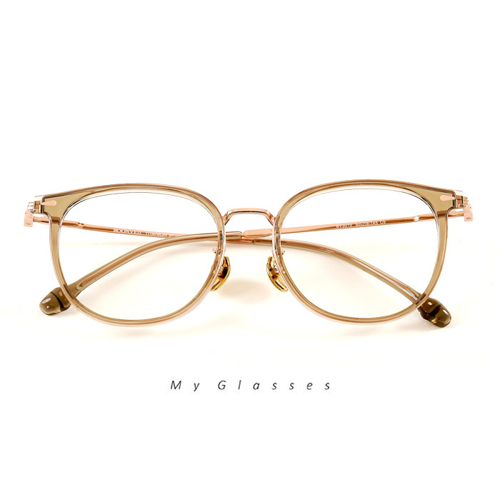 C390鈦金屬透明眼鏡