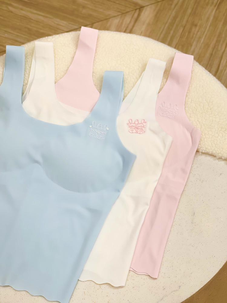 兔兔印花無痕背心