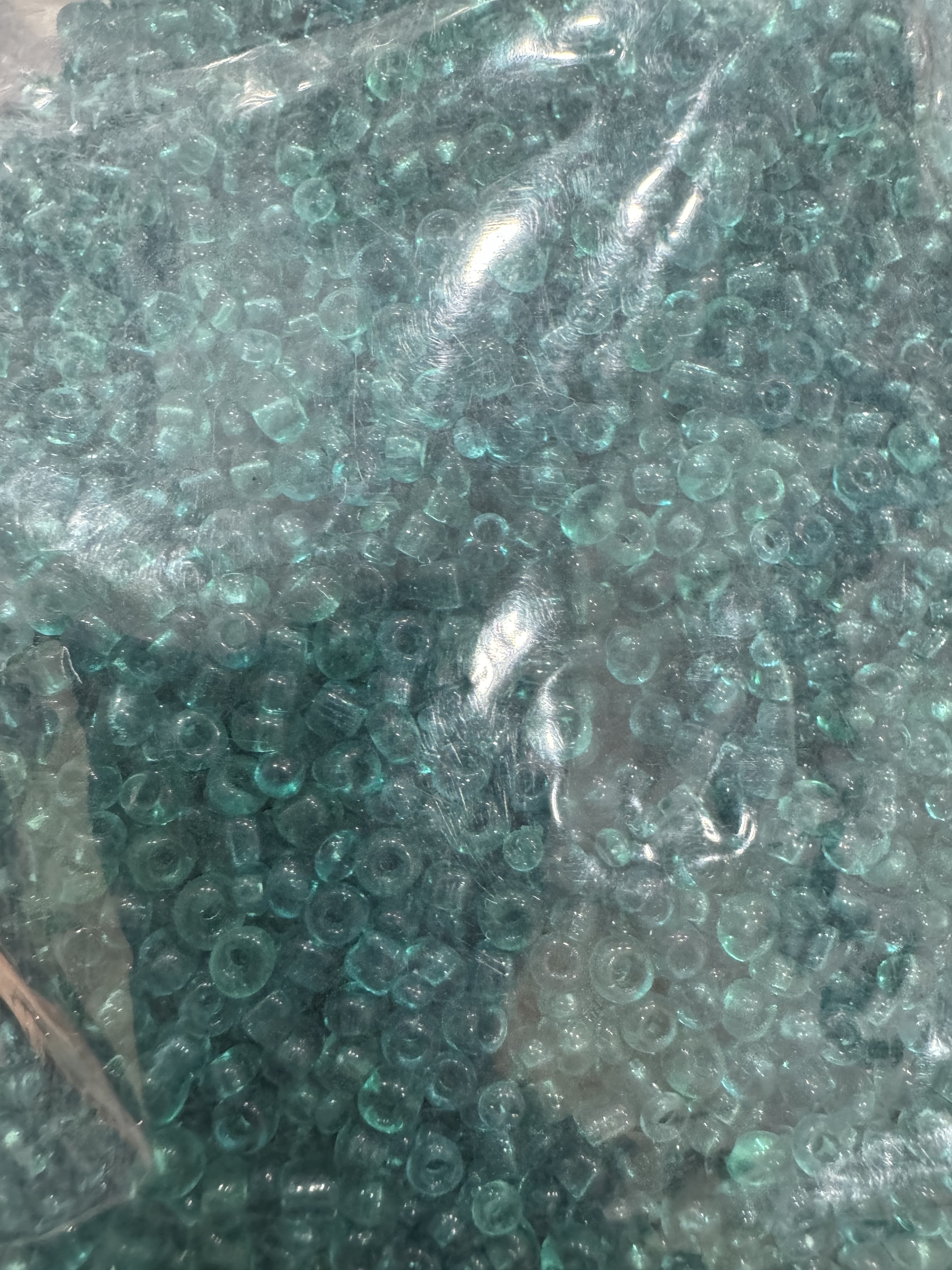 透明-4mm琉璃米珠450g