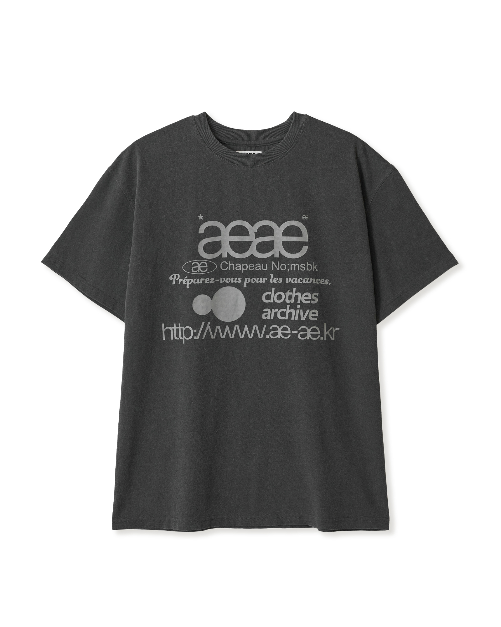 [aeae] WEB LOGO T-SHIRTS