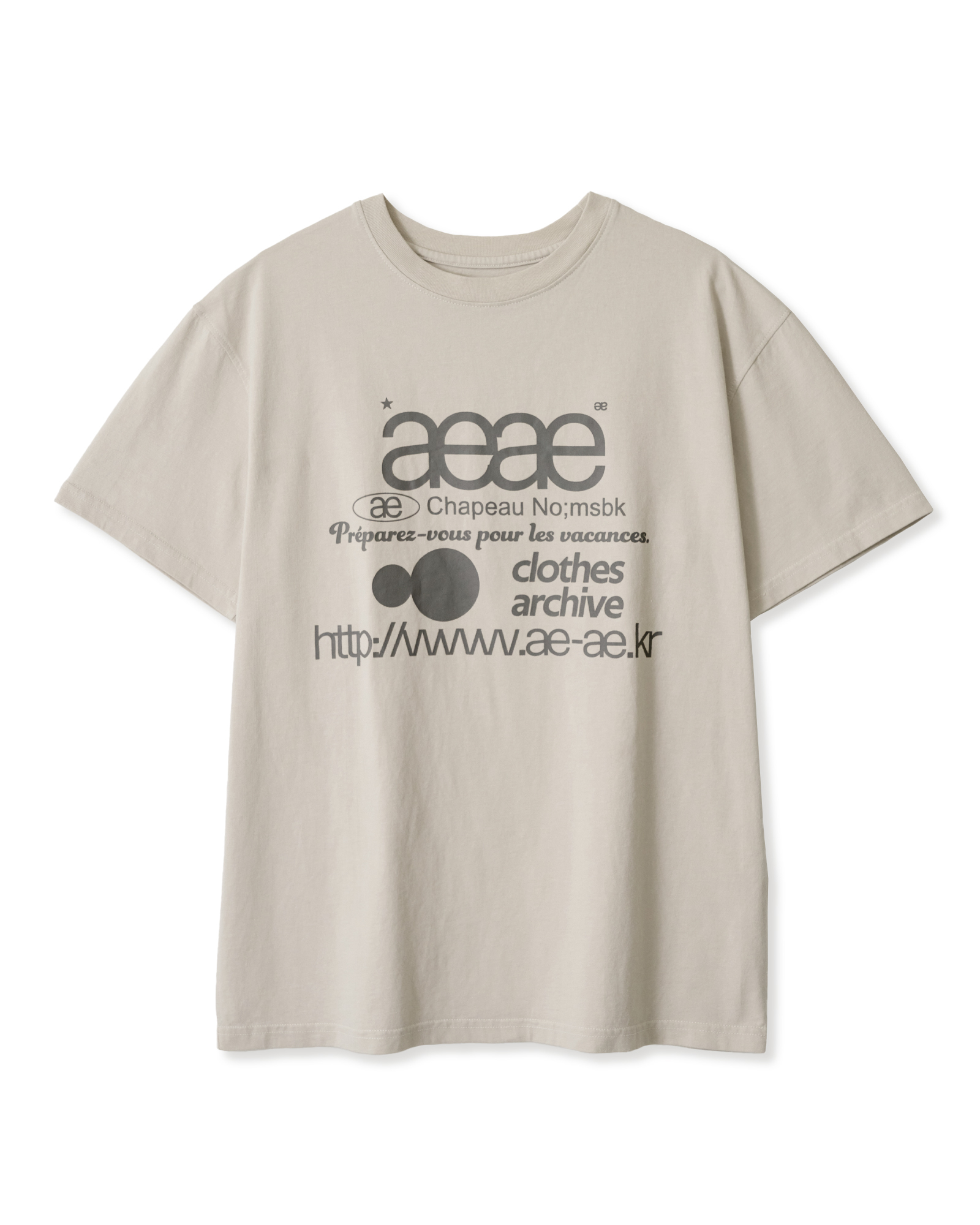 [aeae] WEB LOGO T-SHIRTS