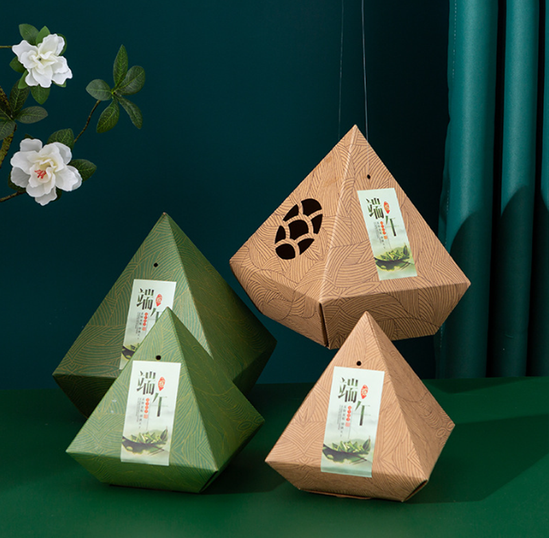 端午節手提菱形粽子包裝盒 AD4183