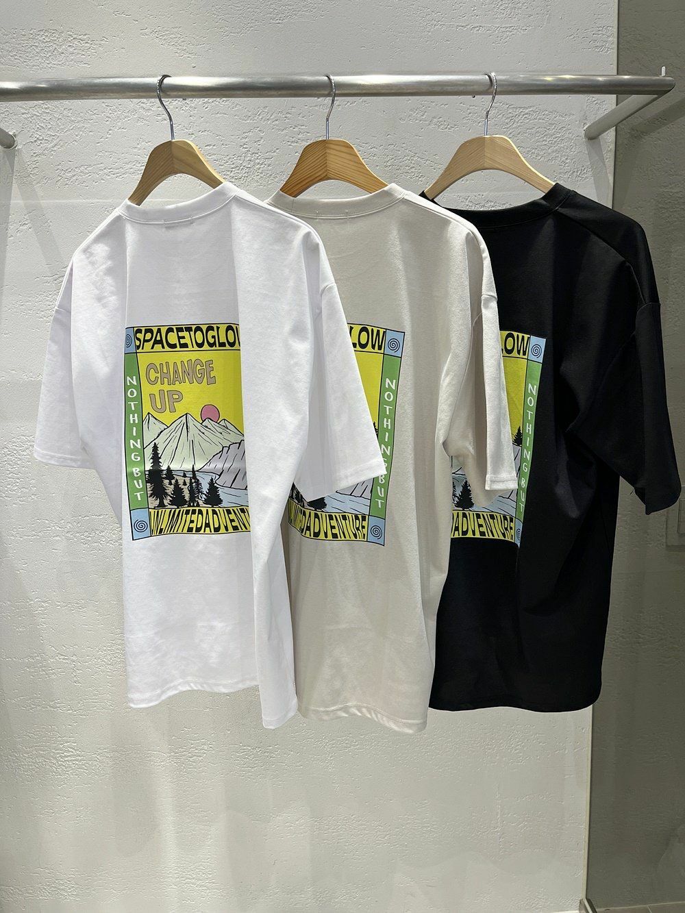 英文字圖案短袖Tee 10.GVTY-0105T