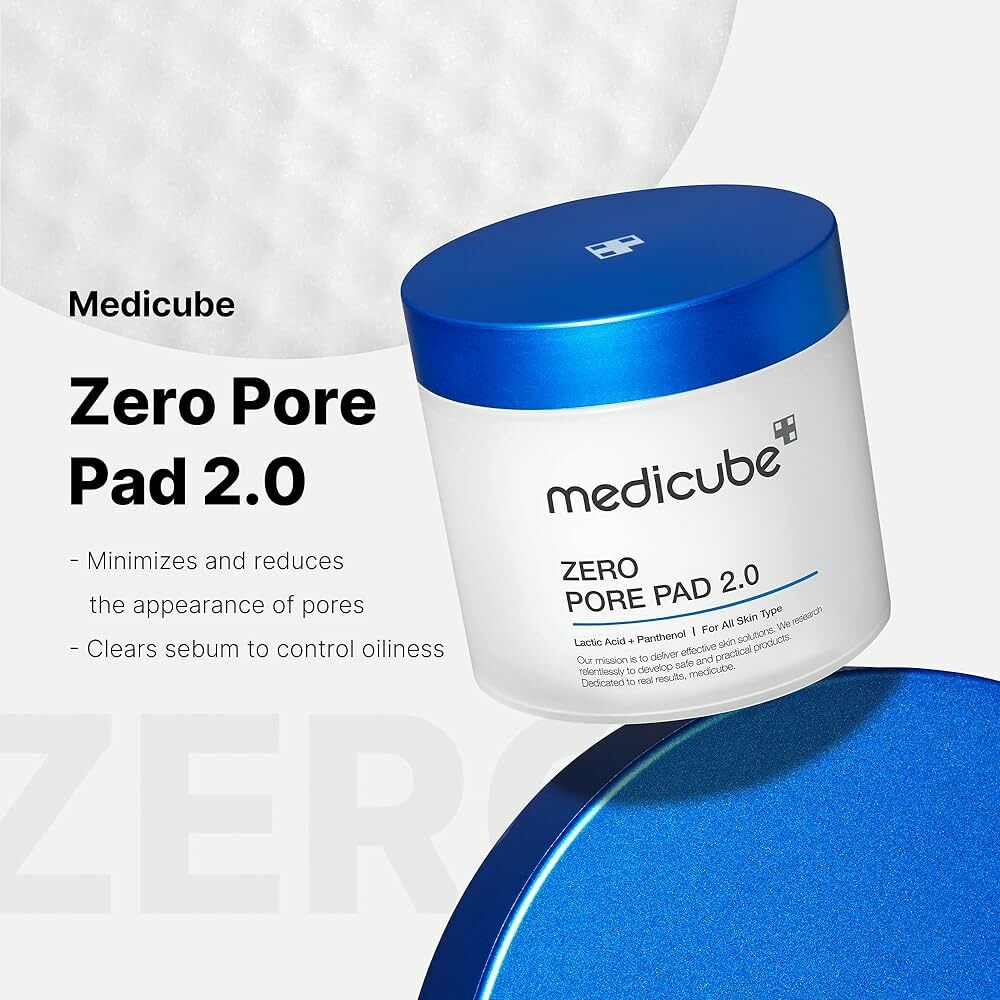 Medicube ZERO 毛孔爽膚棉溫和版 70 片(連夾子) { }8809517414315