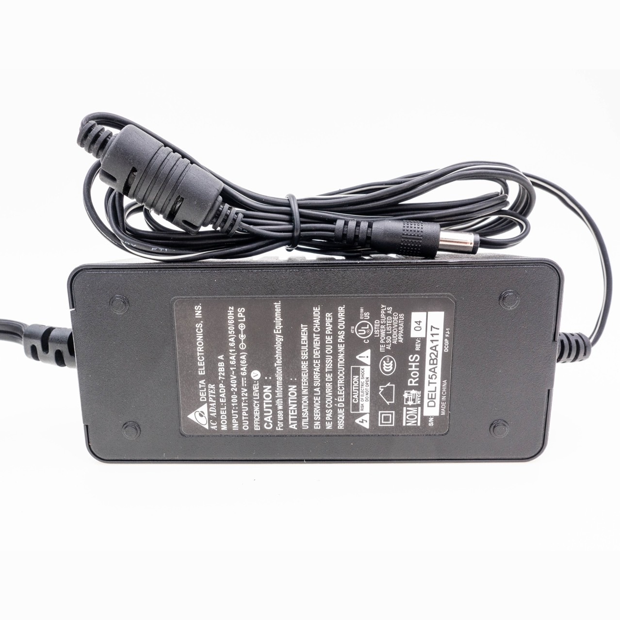 台達 12V 6A 變壓器 監視器鏡頭電源 無線分享器 AP WiFi 交換器 液晶螢幕