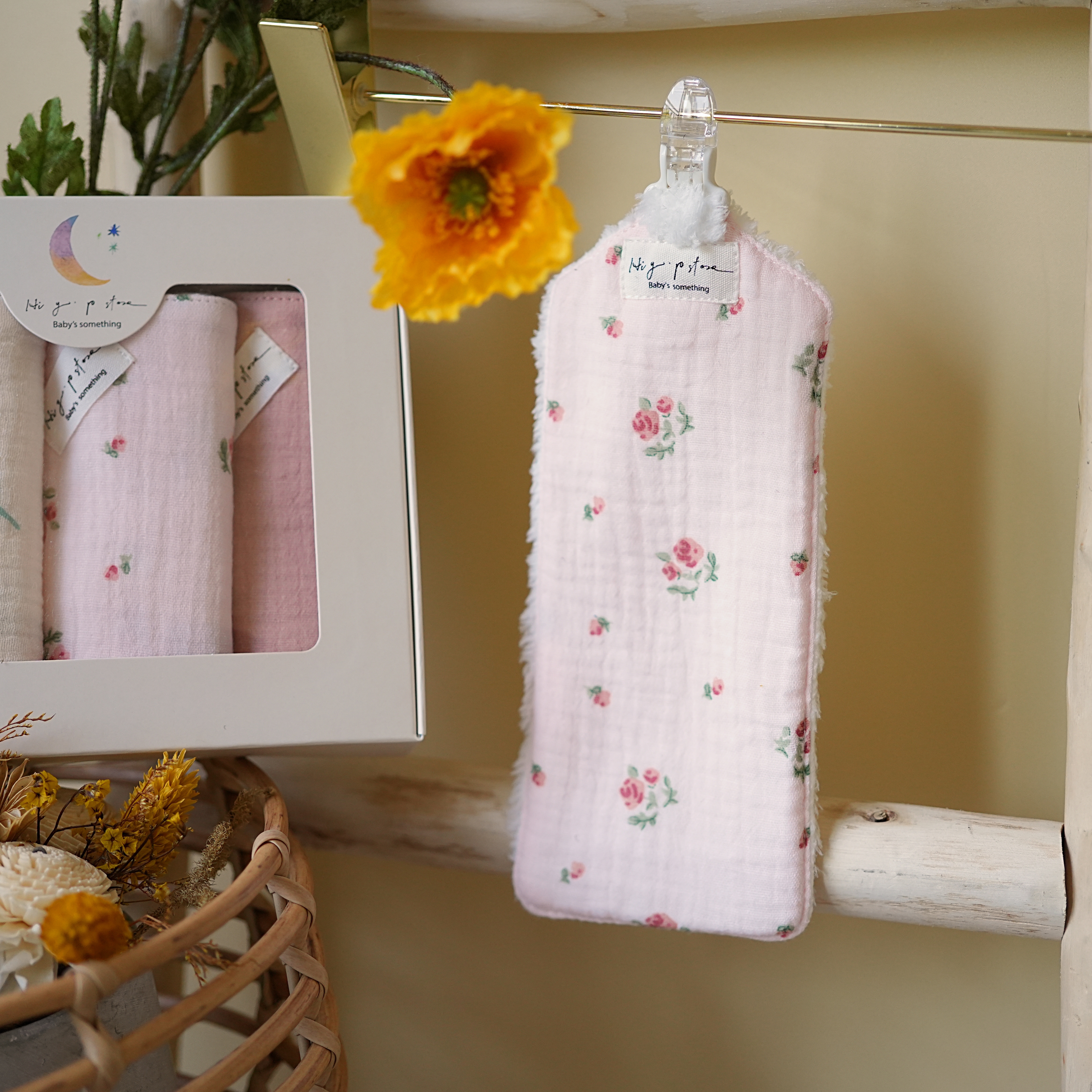 Hi Y.P store-手作手帕夾-夢幻玫瑰