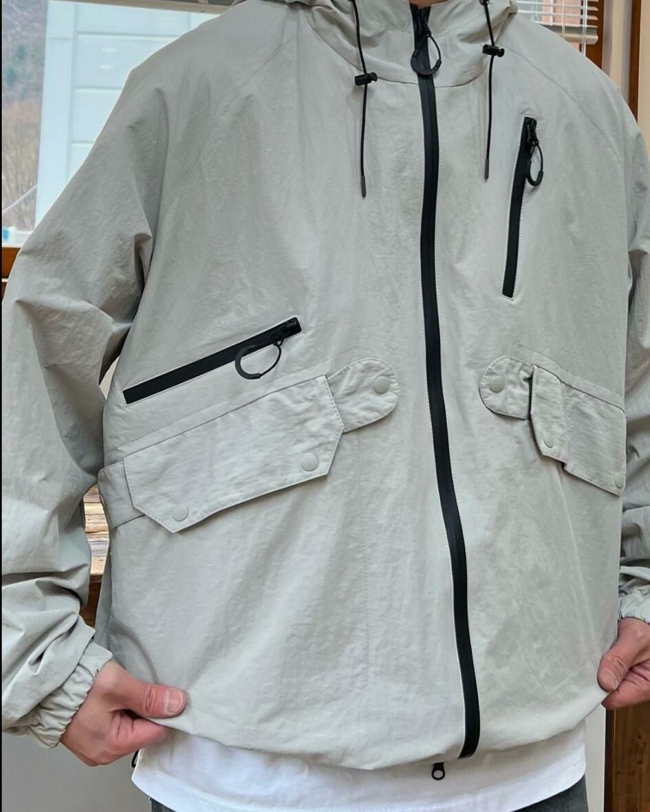 淨色連帽拉鍊外套 LOAFER-JK006