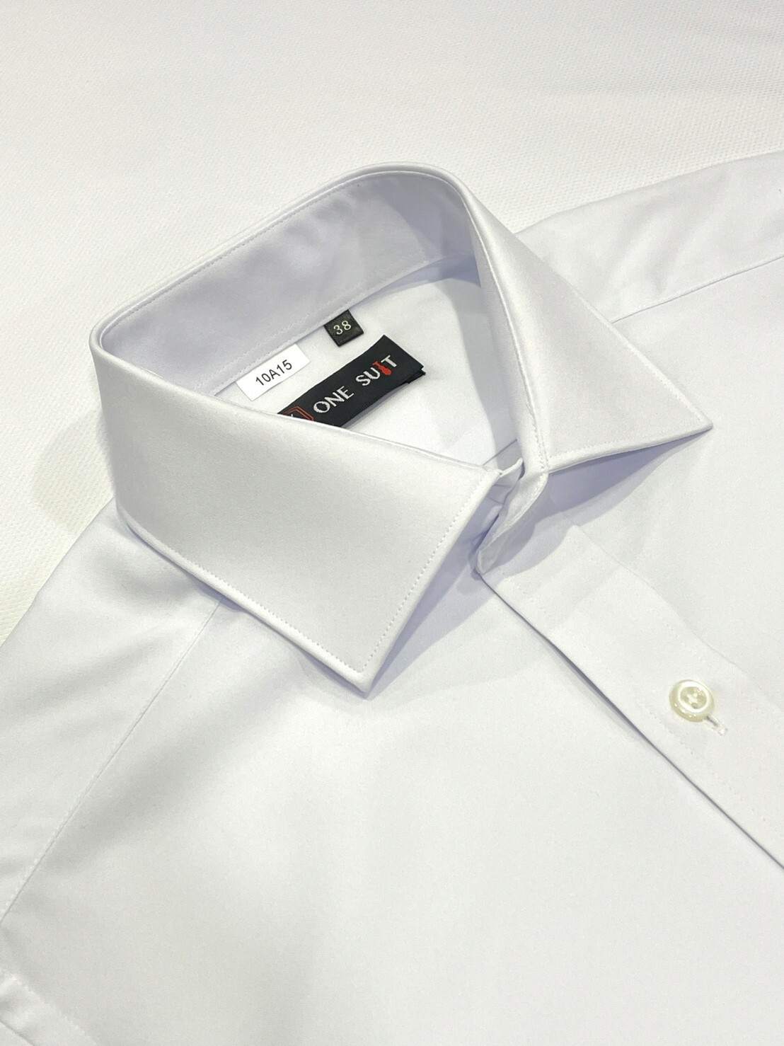 素色彈性白襯衫7