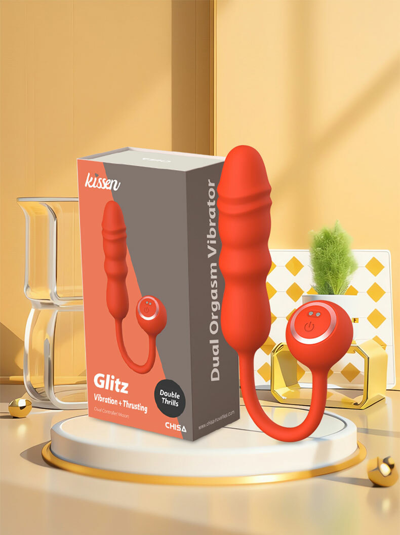 CHISA Kissen｜Glitz 有尾｜9種伸縮＋10種震動｜衝刺跳蛋