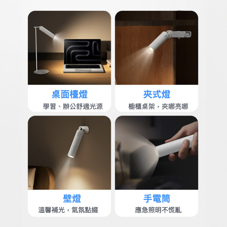 SnapLux 可攜式無線磁吸床頭燈