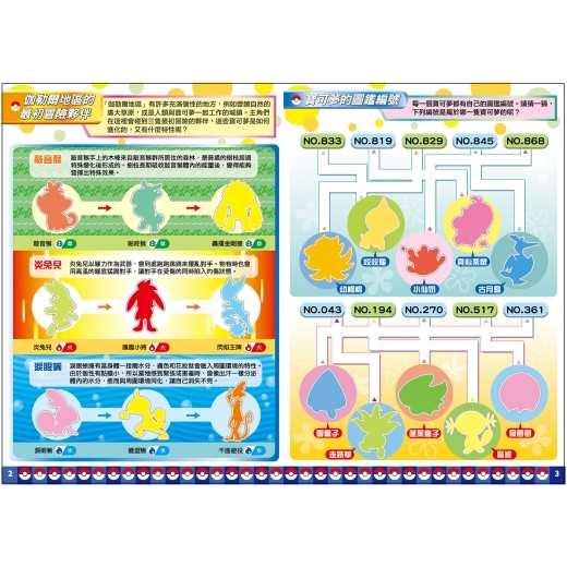 《 寶可夢 Pokemon 》寶可夢 一起冒險貼貼書