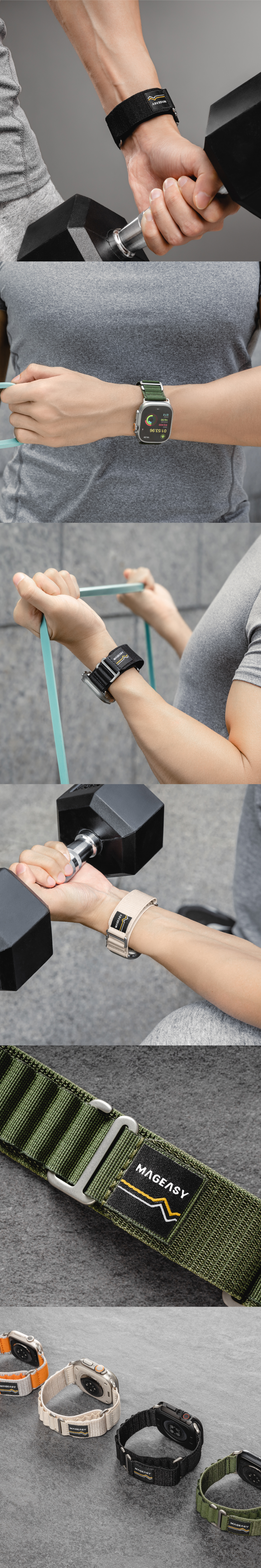 ACTIVE 運動高山錶帶