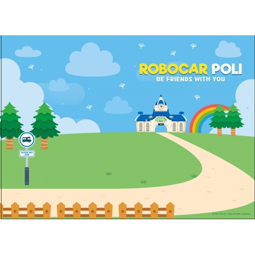 《 POLI 波力 》 波力 一起玩貼紙簿