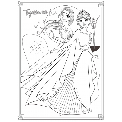 《 Disney 迪士尼 》 冰雪奇緣 一起玩貼紙簿