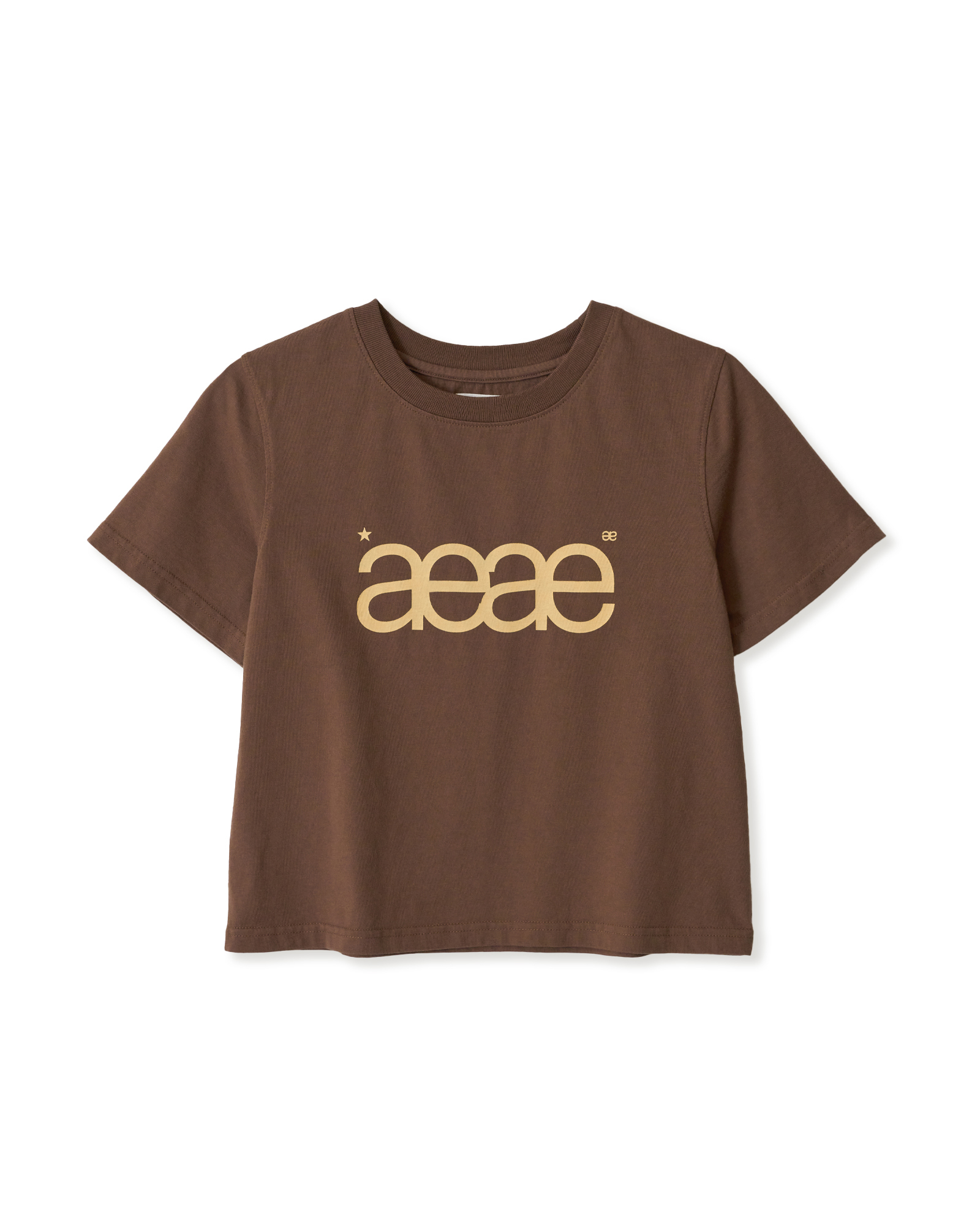 [aeae] AEAE LOGO CROP T-SHIRTS