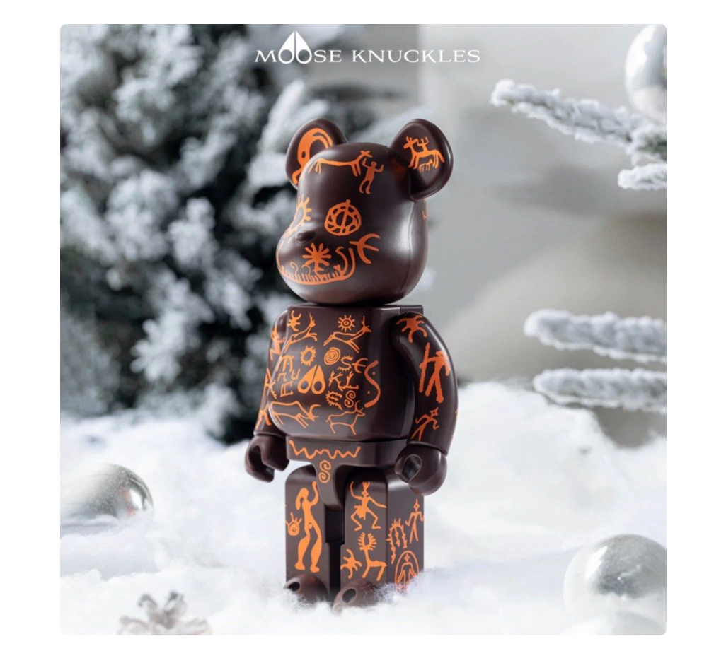 BE@RBRICK X Moose Knuckles 400% + 100%