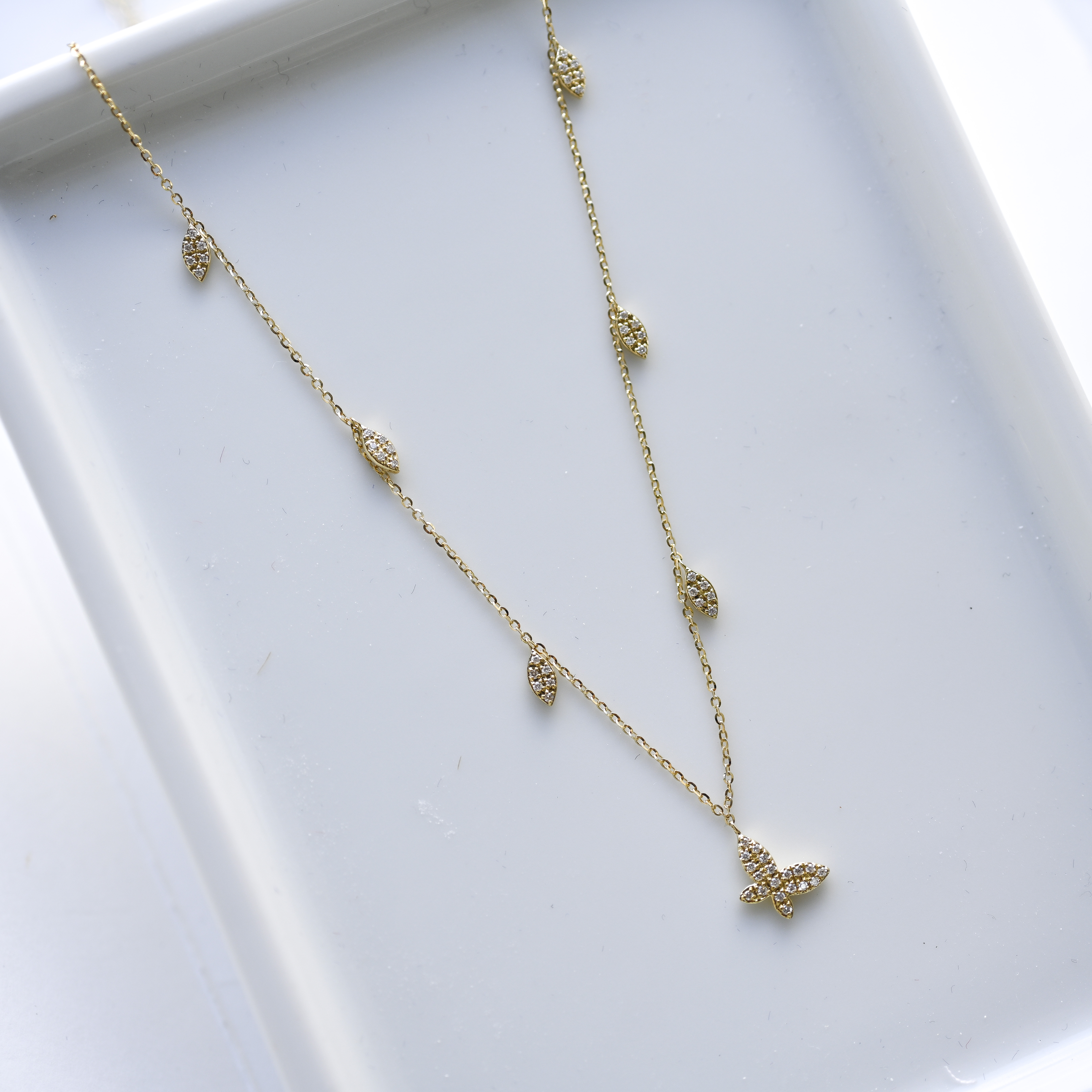 18K Gardino Diamond necklace