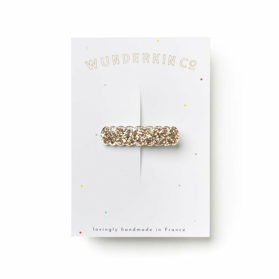 WUNDERKIN CO. - Scallop Clip（Glitter Gilded）