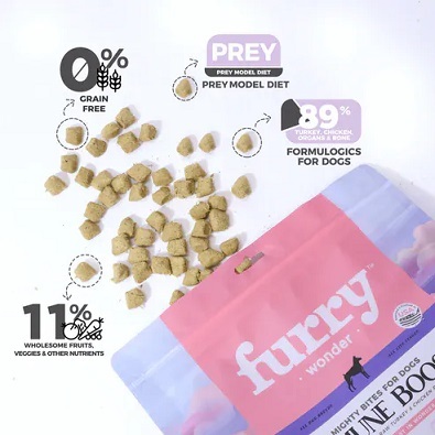 美國Furry Wonder 全犬 增強免疫 主食凍乾 鴿肉+雞肉味 8oz/16oz  (狗脫水糧)