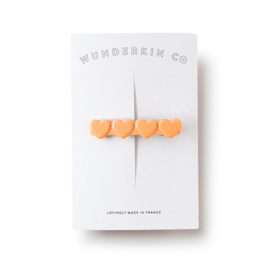 WUNDERKIN CO. - Heart Clip（Creamsicle）