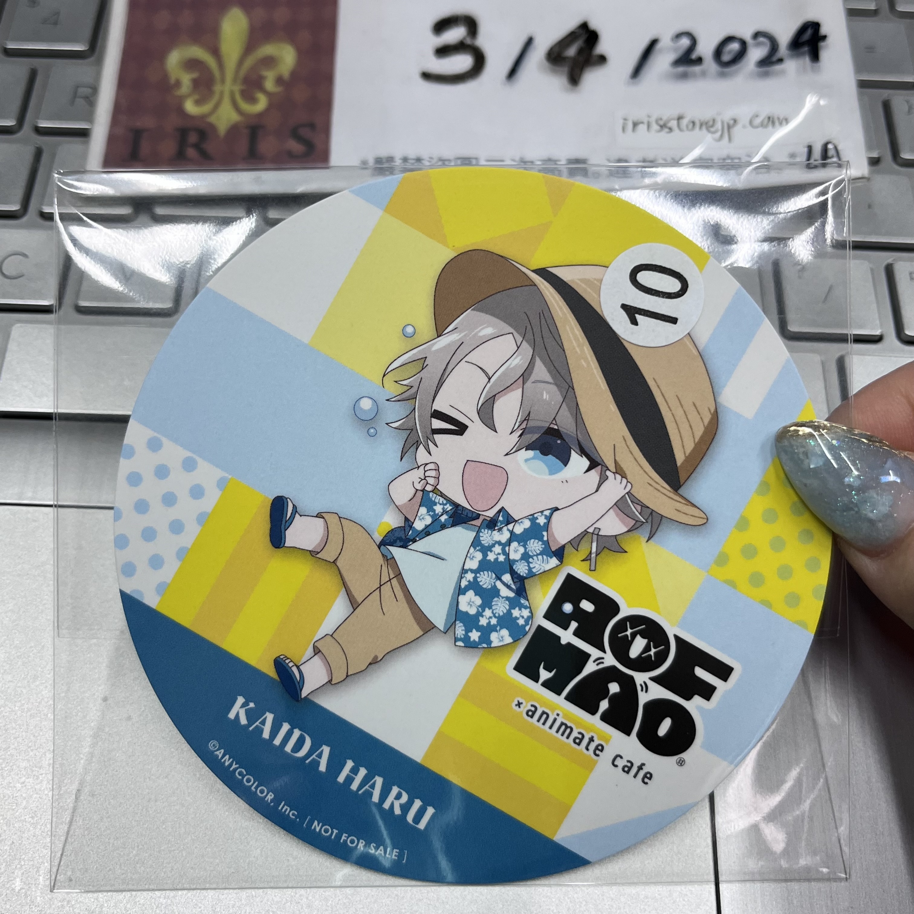 彩虹社 晴 杯墊 RM