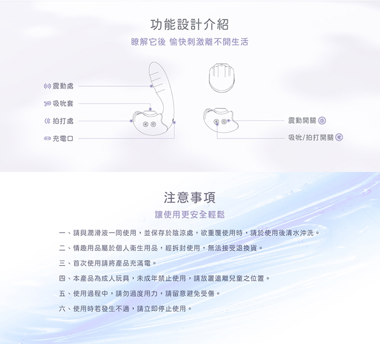 MUNICHI MR.PAWPAW 小喵喵 吸吮震動按摩器