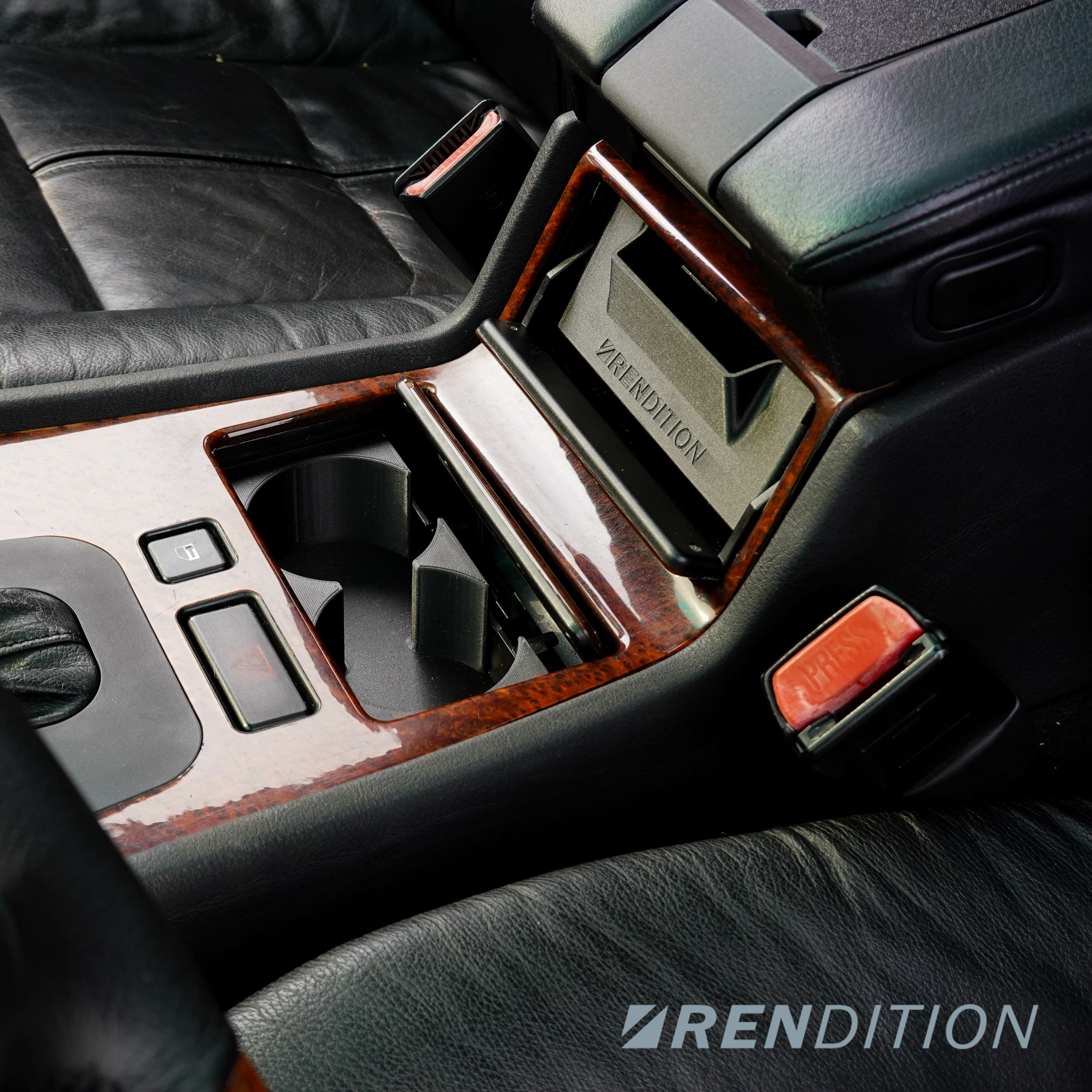 BMW E38 CENTER CONSOLE STORAGE DRAWER