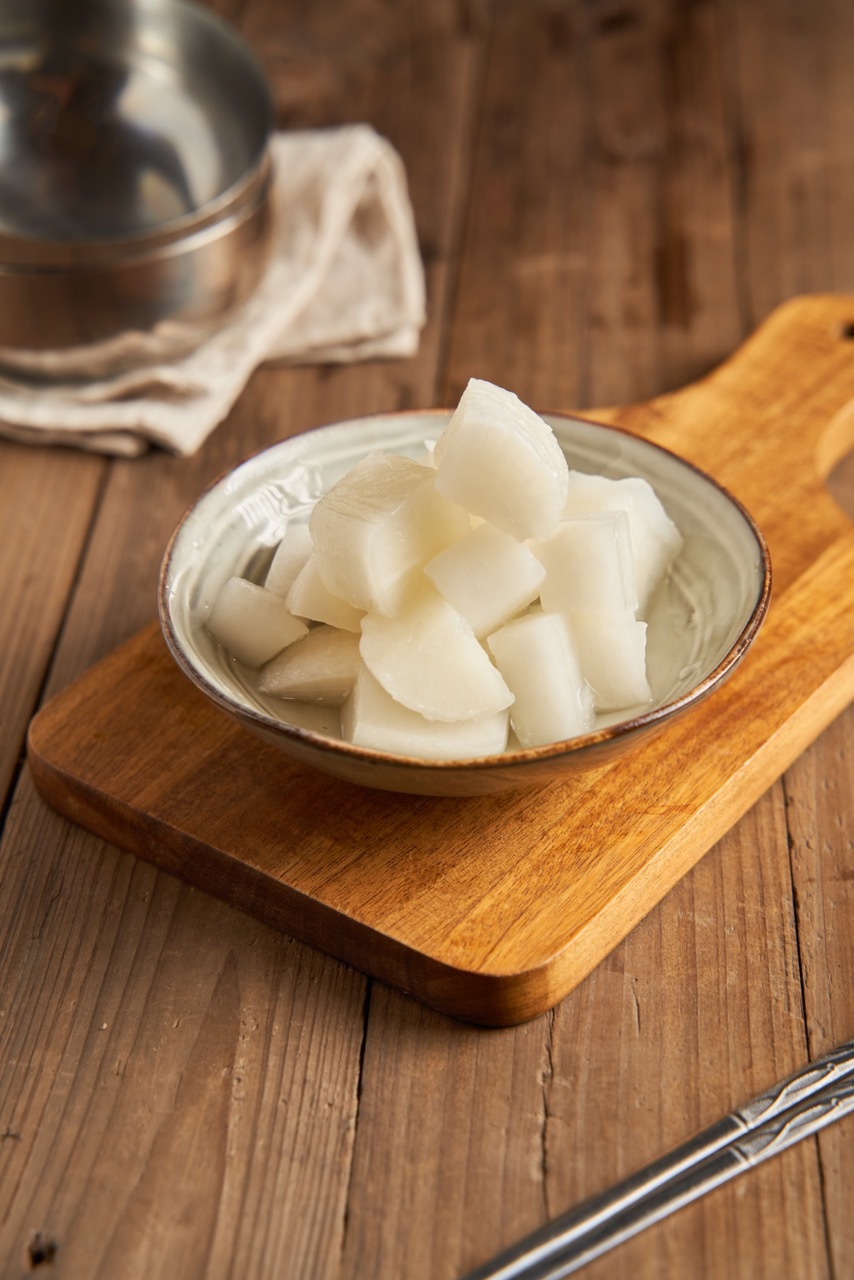 韓式醃蘿蔔塊200g｜新村站著吃 烤肉宅配