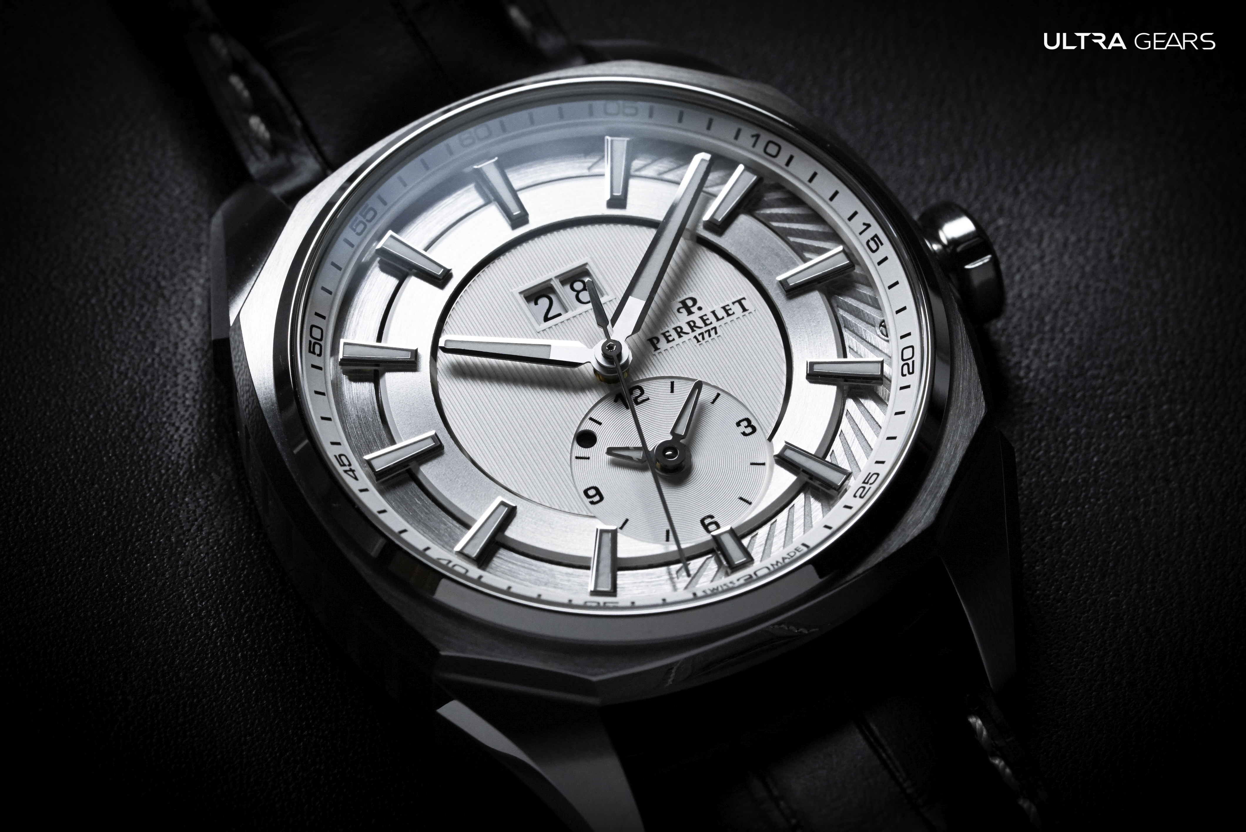 PERRELET_沛力錶_LAB_PERIPHERAL_環形動力實驗室系列_3_hands_環形動力雙時區腕錶_A1101/1