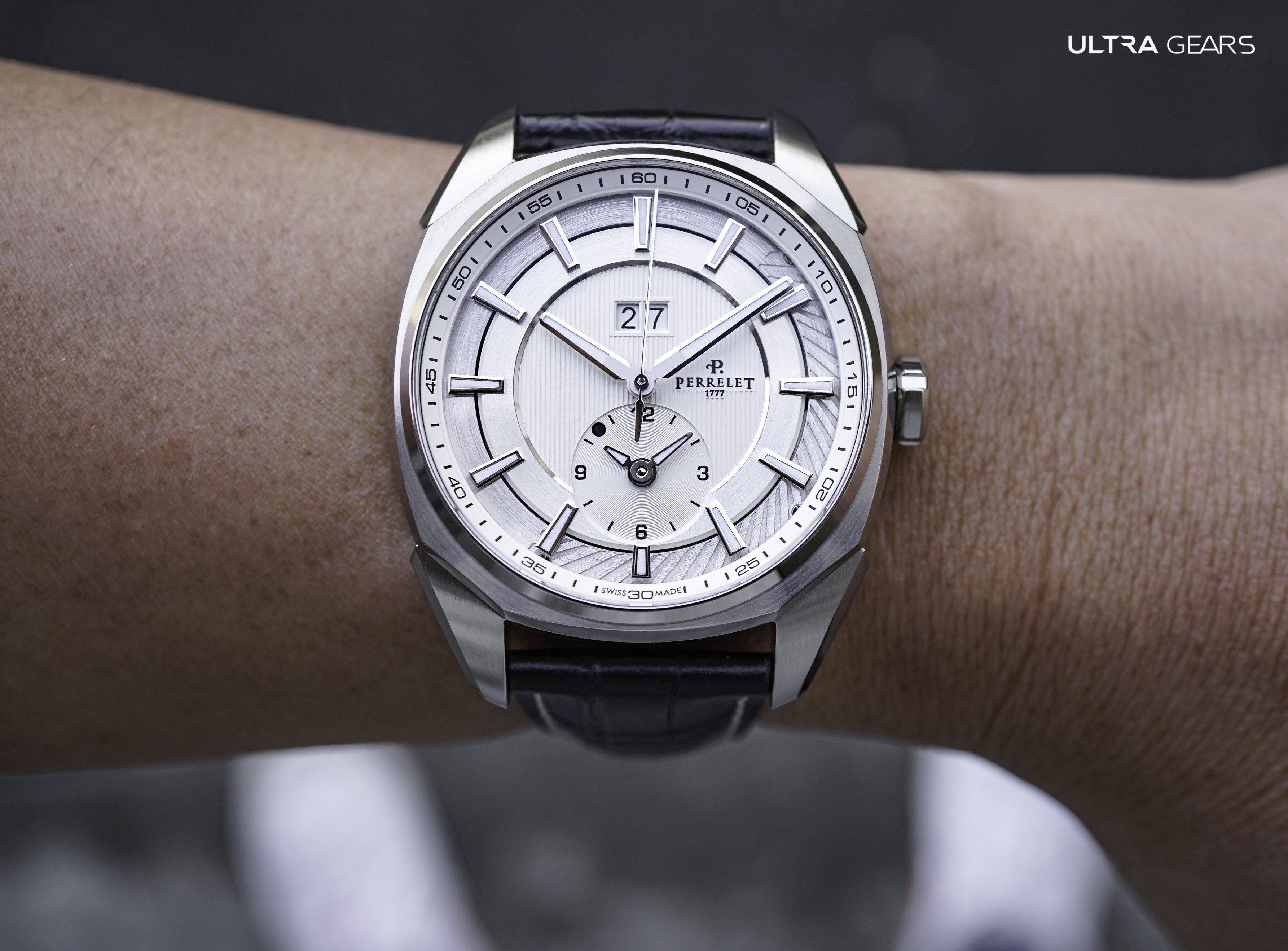 PERRELET_沛力錶_LAB_PERIPHERAL_環形動力實驗室系列_3_hands_環形動力雙時區腕錶_A1101/1