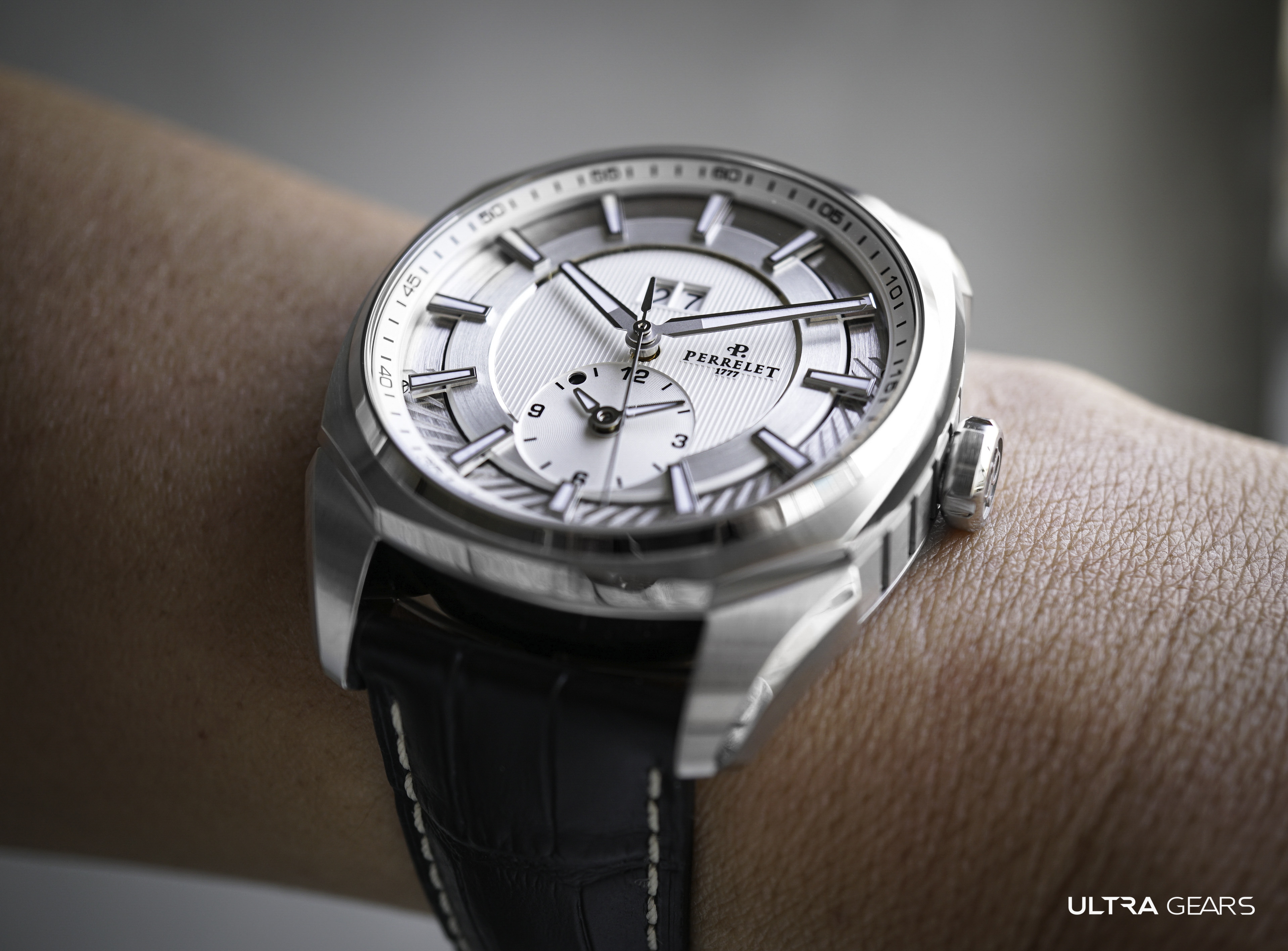 PERRELET_沛力錶_LAB_PERIPHERAL_環形動力實驗室系列_3_hands_環形動力雙時區腕錶_A1101/1