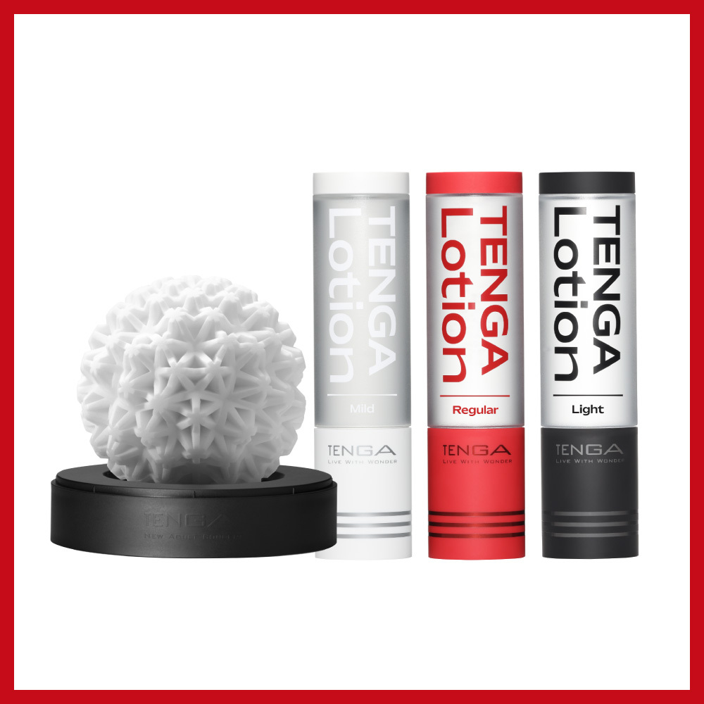 TENGA GEO 珊瑚球+TENGA LOTION 3種類
