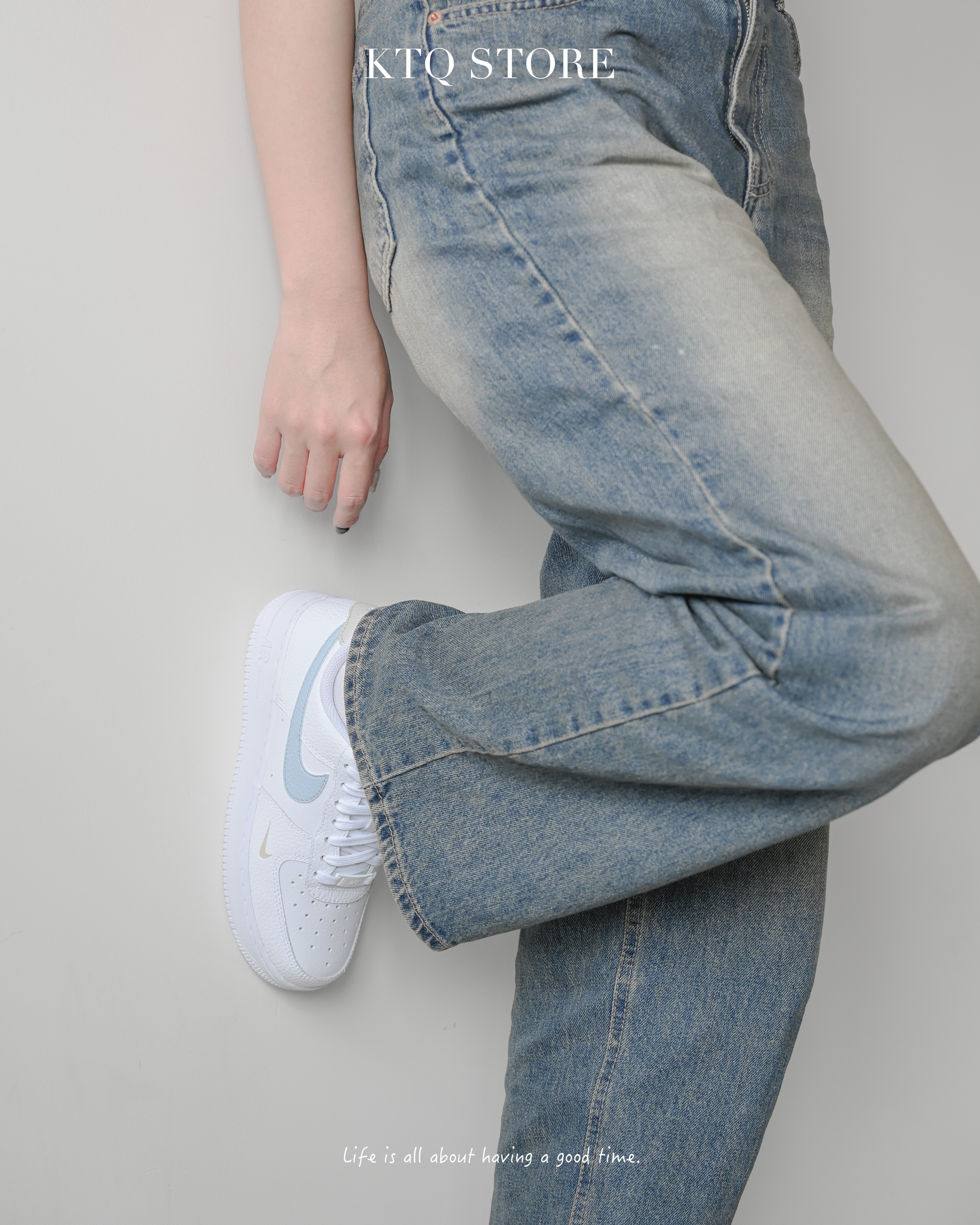 KTQ STORE ‧ Nike Air Force 1 Low WMNS  ''Light Armory Blue'' 海冰藍 淺霧藍 HF0022-100