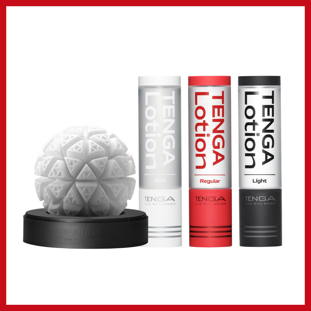 TENGA GEO 冰河球+TENGA LOTION 3種類